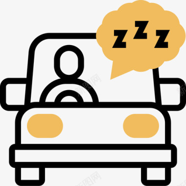 昏昏欲睡智能汽车3黄影图标图标