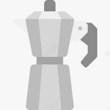 莫卡壶咖啡店生意平淡图标图标