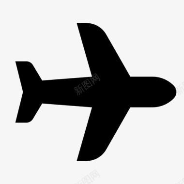 飞机喷气式飞机班轮图标图标