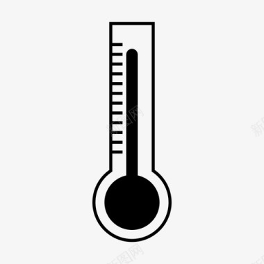 温度气候温度计图标图标