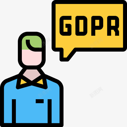 用户gdpr线性线性颜色图标svg_新图网 https://ixintu.com gdpr 用户 线性 颜色