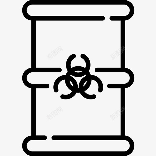 桶化学26线性图标svg_新图网 https://ixintu.com 化学 线性