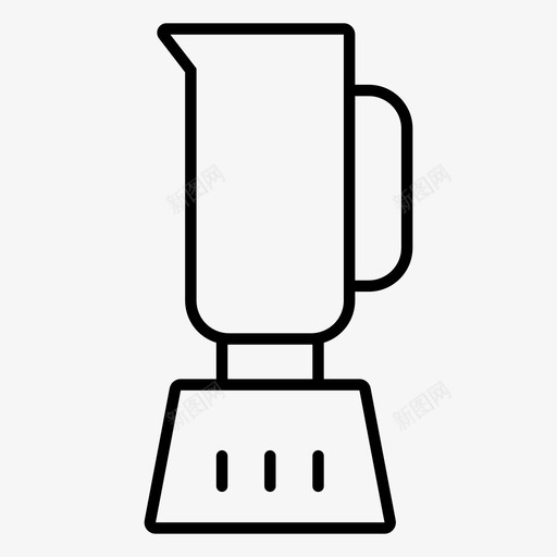 搅拌机厨师烹饪图标svg_新图网 https://ixintu.com 厨师 厨房 家用 搅拌机 烹饪 设备