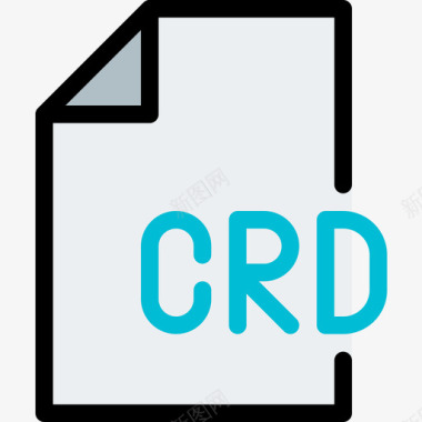 Crd63号线性颜色图标图标