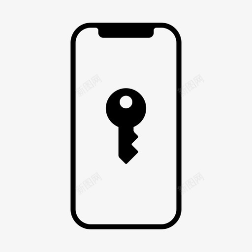 密钥身份验证加密图标svg_新图网 https://ixintu.com iphone 加密 安全 密钥 苹果 身份 隐私 验证