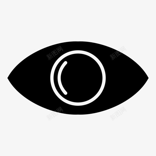眼睛眼球看图标svg_新图网 https://ixintu.com 看 眼球 眼睛 预演