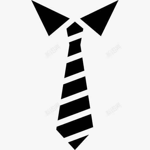 领带服装与时尚2纯色图标svg_新图网 https://ixintu.com 服装与时尚2 纯色 领带