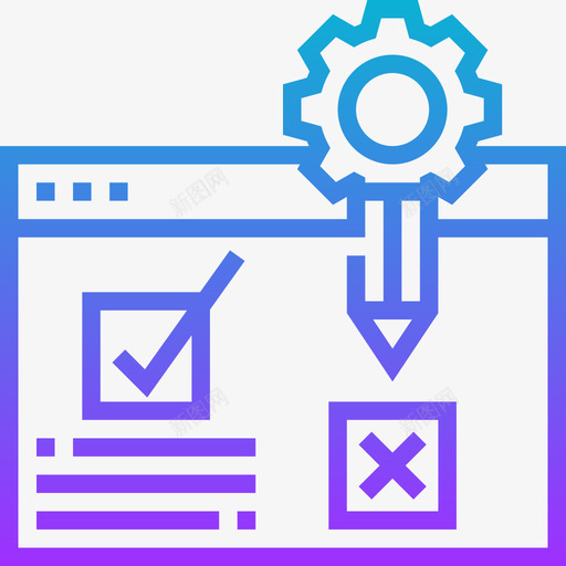 网站数据分析3梯度图标svg_新图网 https://ixintu.com 数据分析 梯度 网站