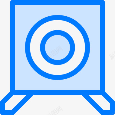 目标箭术2蓝色图标图标