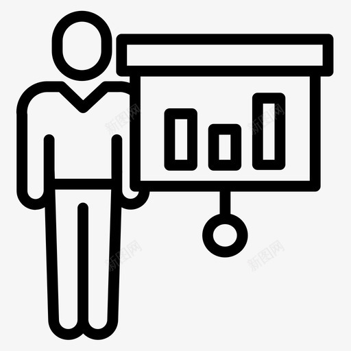 演示数据科学2线性图标svg_新图网 https://ixintu.com 数据 演示 科学 线性