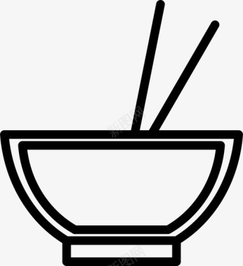 食物碗饭图标图标