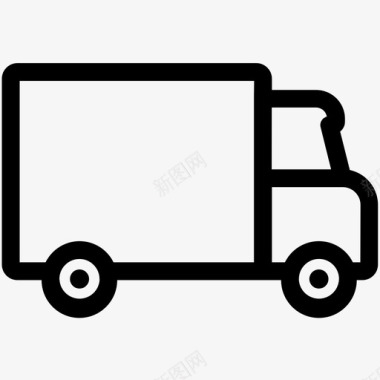 免费送货送货电子商务购物图标图标