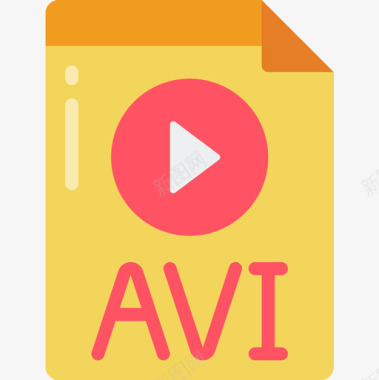 Avi视频制作8平板图标图标