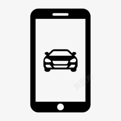 汽车标志智能手机汽车屏幕图标高清图片