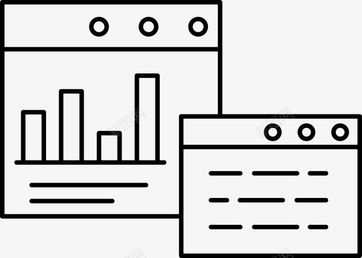 网站图表信息图标svg_新图网 https://ixintu.com 互联网 信息 图表 网站