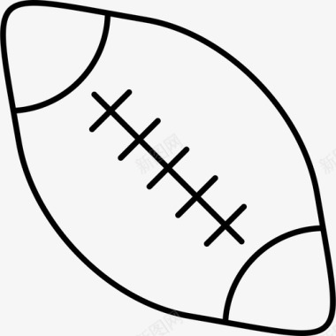美式足球游戏橄榄球图标图标