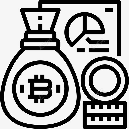 预算加密货币34线性图标svg_新图网 https://ixintu.com 加密货币34 线性 预算