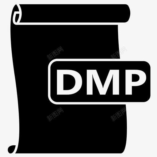 dmpdmp文件转储图标svg_新图网 https://ixintu.com dmp 文件 格式 转储