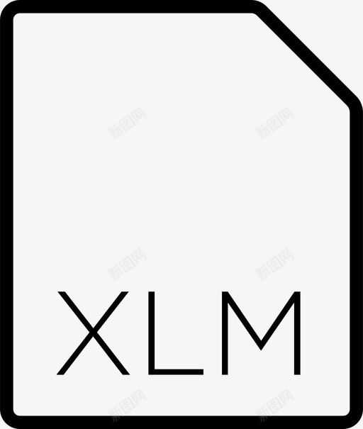 xlm文档格式office图标svg_新图网 https://ixintu.com office xlm 文档 格式 类型