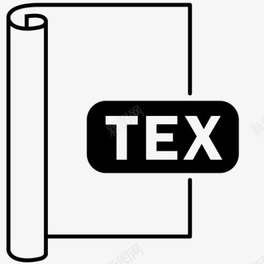 tex文档文件文件格式图标图标