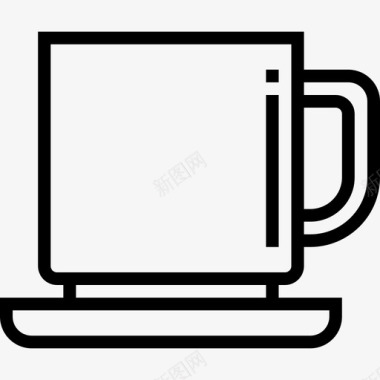 咖啡杯办公用品直营图标图标