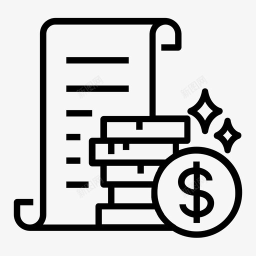 利润分析预算计划图标svg_新图网 https://ixintu.com 利润分析 计划 财务行图标集1 预算