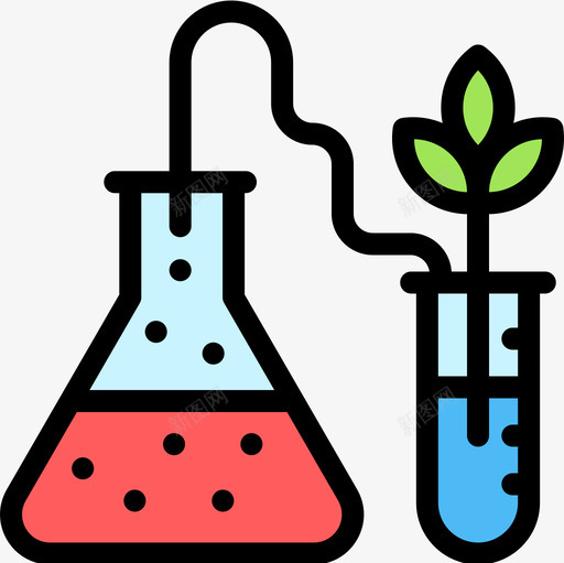 转基因生物工程14线性颜色图标svg_新图网 https://ixintu.com 生物工程 线性 转基因 颜色