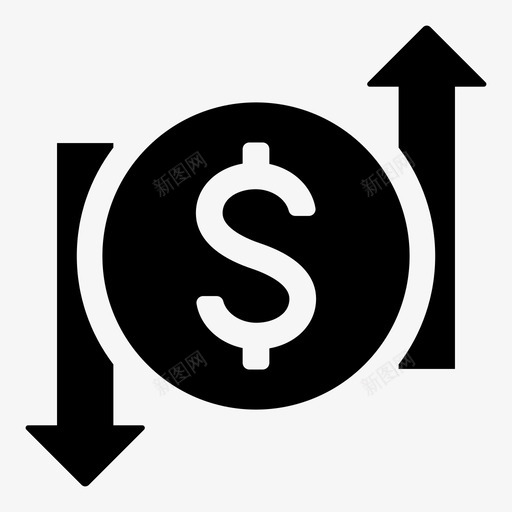 美元商业汇率业务增长图标svg_新图网 https://ixintu.com 业务 商业 增长 汇率 美元