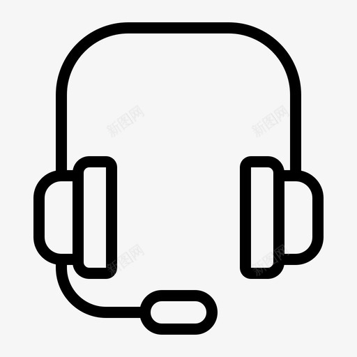 耳机音频音乐图标svg_新图网 https://ixintu.com 概述 耳机 音乐 音频