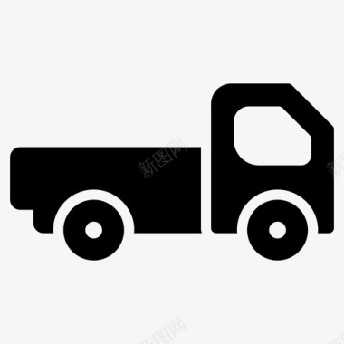 送货车送货服务物流图标图标