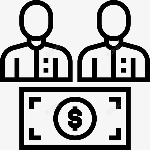 工资企业招聘直系图标svg_新图网 https://ixintu.com 企业招聘 工资 直系