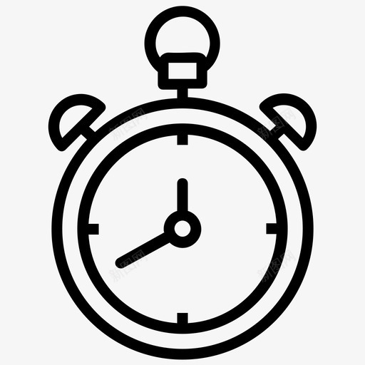 秒表计时器运动和奖励线图标svg_新图网 https://ixintu.com 图标 奖励 秒表 线图 计时器 运动