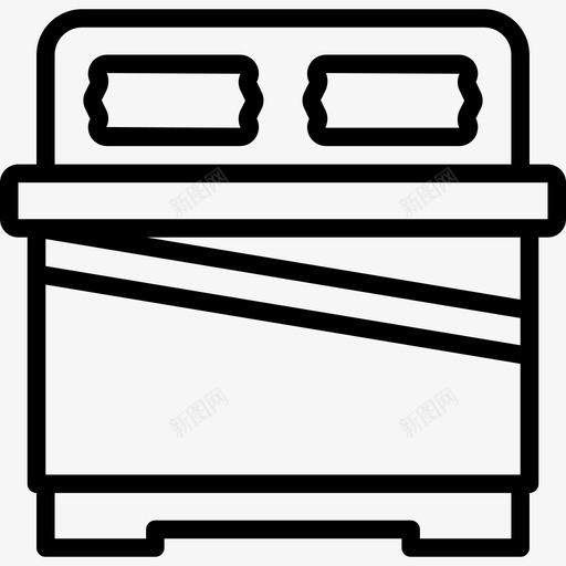 床家具和家居装饰线性图标svg_新图网 https://ixintu.com 家具 家居装饰 线性