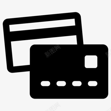 卡银行卡信用卡图标图标