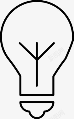 灯泡教育灯图标图标