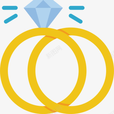 戒指首饰4扁平图标图标