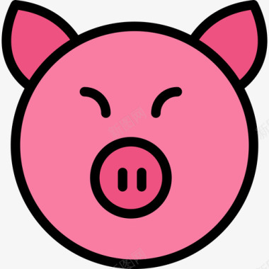 猪农业园艺3附魔图标图标