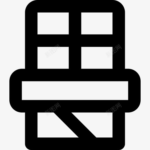 巧克力甜点2直线型图标svg_新图网 https://ixintu.com 巧克力 甜点 直线 线型