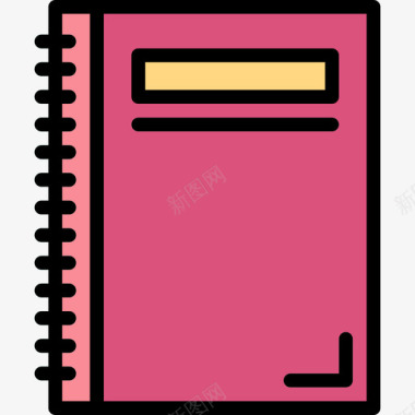 笔记本商务3线颜色图标图标