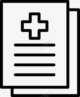 表格文件医院图标图标
