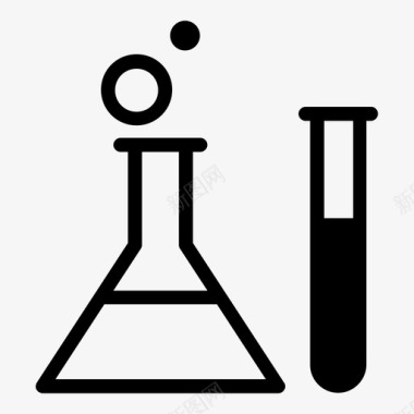 化学创造力实验图标图标