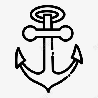锚海军帆图标图标