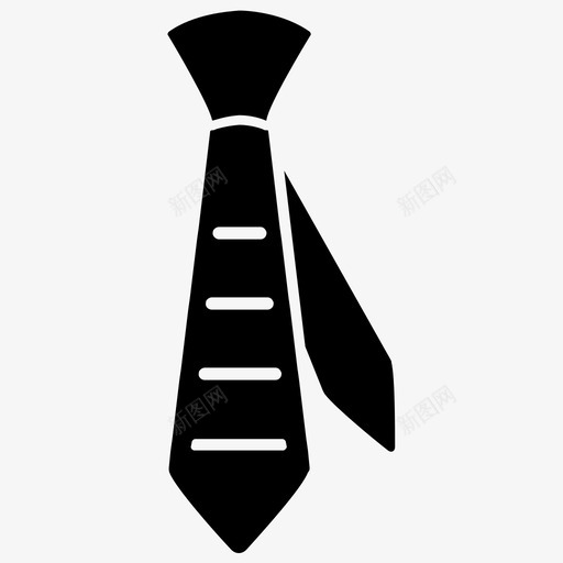 领带商务时尚图标svg_新图网 https://ixintu.com 专业 办公 商务 套装 时尚 领带