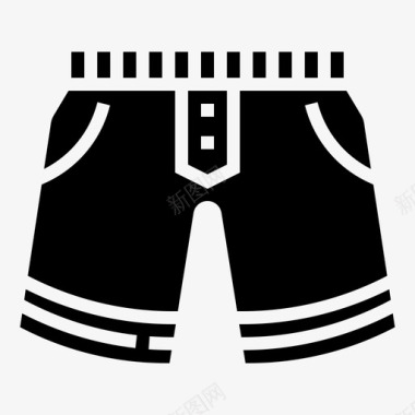 短裤裤子运动装海滩服图标图标