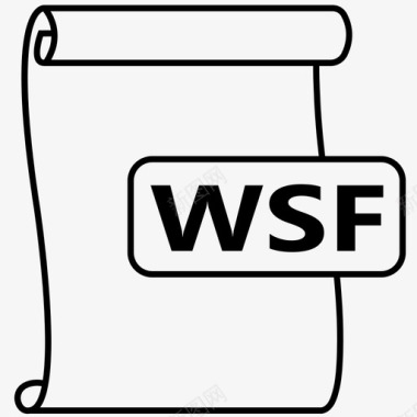 wsf文件格式脚本文件图标图标