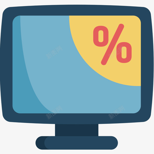 折扣网络星期一12持平图标svg_新图网 https://ixintu.com 折扣 持平 网络星期一12