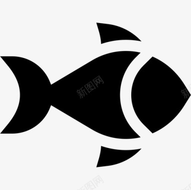 鱼自然56填充图标图标