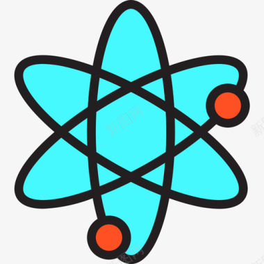 原子研究思路4线颜色图标图标