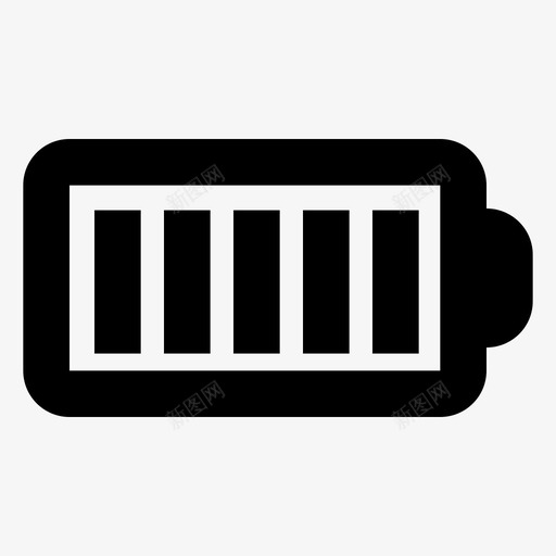 全电池小工具图形用户界面图标svg_新图网 https://ixintu.com 全电池 图形用户界面 小工具 电源
