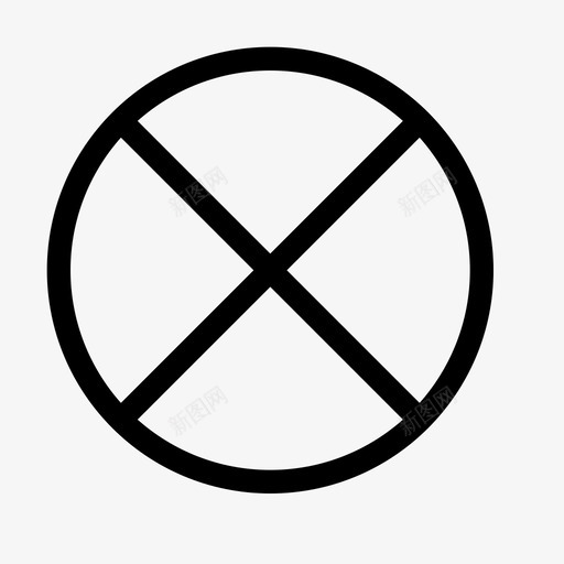 错误损坏丢失图标svg_新图网 https://ixintu.com ui ux 丢失 删除 循环 损坏 警告 错误 问题